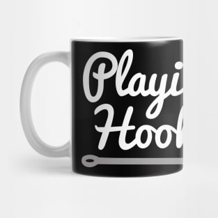 Playing Hooky Fishing Hook Design Mug